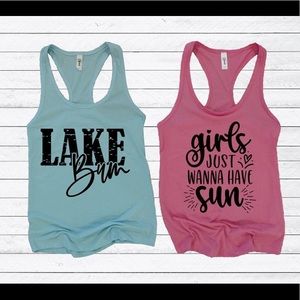 Custom vinyl tank tops!